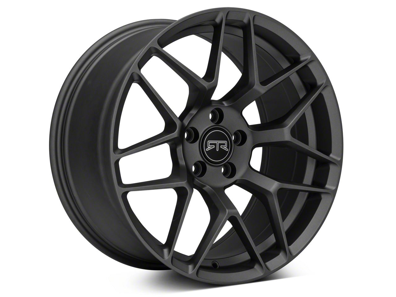 Mustang Staggered Rtr Tech 7 Satin Charcoal Wheel And Nitto Nt555 G2 Tire Kit 19x95105 05 9239