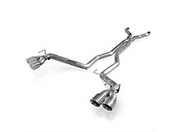 Stainless Works Chambered Round Cat-Back Exhaust with Polished Tips; Factory Connect (12-15 Camaro ZL1)