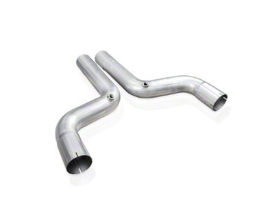 Stainless Works Header Lead Pipe Kit; Aftermarket Connect (15-25 Mustang GT, Dark Horse w/ Stainless Power or Works Long Tube Headers)