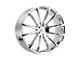 Status Goliath Chrome Wheel; 24x9.5 (06-10 Charger)