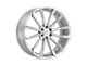 Status Mastadon Silver with Brushed Machined Face Wheel; 24x9.5 (06-10 Charger)