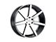 Status Journey Gloss Black with Machined Face Wheel; 22x9.5 (10-15 Camaro)