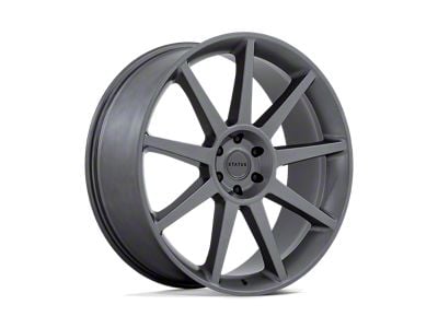 Status Mammoth Matte Anthracite Wheel; 24x10 (10-15 Camaro, Excluding ZL1)