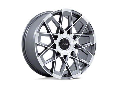 Status Matrix Anthracite Mirrored Wheel; 22x9.5 (10-15 Camaro, Excluding ZL1)