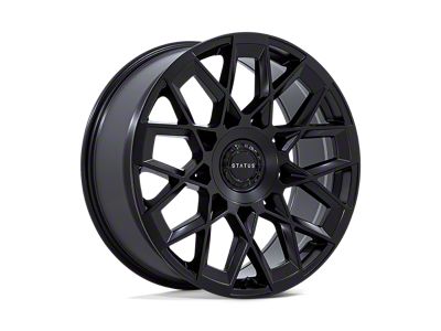 Status Matrix Matte Black Wheel; 22x9.5 (10-15 Camaro, Excluding ZL1)