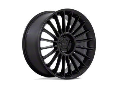 Status Venti Matte Black Wheel; 22x9.5 (10-15 Camaro, Excluding ZL1)