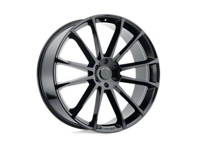 Status Goliath Gloss Black Wheel; 22x9.5; 30mm Offset (16-24 Camaro, Excluding SS w/ 6-Piston Front Calipers & ZL1)