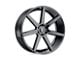 Status Journey Gloss Black Wheel; 22x9.5; 15mm Offset (16-24 Camaro)