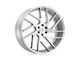 Status Juggernaut Silver with Brushed Machined Face Wheel; 22x9.5; 30mm Offset (16-24 Camaro, Excluding SS w/ 6-Piston Front Calipers & ZL1)