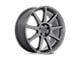 Status Mammoth Matte Anthracite Wheel; 22x9.5; 30mm Offset (16-24 Camaro, Excluding SS w/ 6-Piston Front Calipers & ZL1)