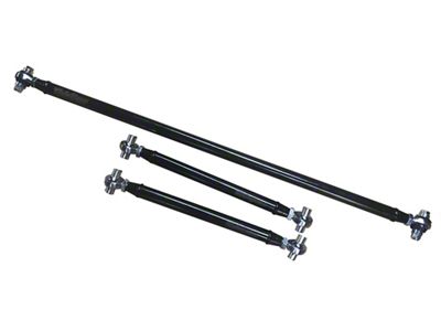 Steinjager Double Adjustable Rear Lower Control Arms with Panhard Bar; Chromoly (93-02 Camaro)