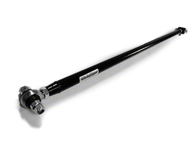 Steinjager Double Adjustable Rear Panhard Bar; Poly/Heim Chromoly End; Black (93-02 Camaro)