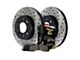 StopTech Truck Axle Slotted and Drilled Brake Rotor and Pad Kit; Front (10-15 Camaro LS, LT)
