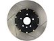 StopTech 2-Piece AeroRotor and Hat Drilled Rotor; Front Passenger Side (10-15 Camaro SS)