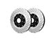 StopTech 2-Piece AeroRotor and Hat Drilled Rotors; Rear Pair (10-15 Camaro SS; 12-24 Camaro ZL1)