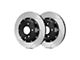 StopTech 2-Piece AeroRotor and Hat Slotted Rotors; Front Pair (10-15 Camaro SS)