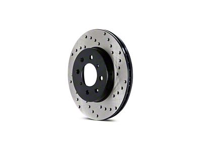 StopTech Sport Cross-Drilled Brake Rotor; Front Driver Side (10-15 Camaro SS)
