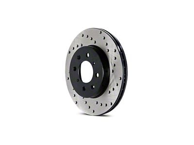 StopTech Sport Cryo Cross-Drilled Rotor; Rear Driver Side (16-24 Camaro LS, LT, LT1)