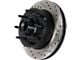 StopTech Sport Drilled and Slotted Rotor; Front Passenger Side (16-24 Camaro LS & LT w/ 4-Piston Front Calipers; 20-24 Camaro LT1)