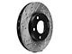 StopTech Sport Drilled and Slotted Rotor; Rear Passenger Side (16-24 Camaro SS)