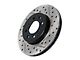 StopTech Sport Drilled and Slotted Rotor; Rear Passenger Side (16-24 Camaro SS)