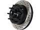 StopTech Sportstop Cryo Drilled and Slotted Rotor; Rear Passenger Side (16-24 Camaro LS, LT, LT1)