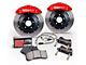 StopTech ST-41 Performance Drilled Coated 2-Piece Rear Big Brake Kit; Blue Calipers (10-15 Camaro SS, ZL1)