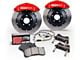 StopTech ST-60 Aero Drilled Coated 2-Piece Front Big Brake Kit; Black Calipers (10-15 Camaro LS, LT)