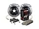 StopTech ST-60 Performance Drilled 2-Piece Front Big Brake Kit with 355x32mm Rotors; Silver Calipers (10-15 Camaro SS, ZL1)