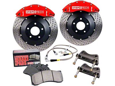 StopTech ST-60 Performance Slotted 2-Piece Front Big Brake Kit with 355x32mm Rotors; Yellow Calipers (10-15 Camaro SS, ZL1)