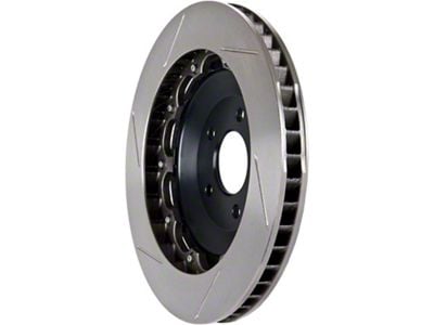 StopTech 2-Piece Zinc Coated AeroRotor and Hat Slotted Rotors; Front Pair (12-15 Camaro ZL1)