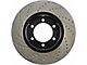 StopTech Sportstop Cryo Drilled and Slotted Rotor; Rear Driver Side (09-11 5.7L HEMI Challenger w/ Vented Rear Rotors; 12-16 3.6L & 5.7L HEMI Challenger w/ Performance Brakes)