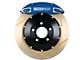 StopTech ST-40 Performance Slotted Coated 2-Piece Front Big Brake Kit; Blue Calipers (2009 Challenger R/T)