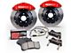 StopTech ST-40 Performance Slotted Coated 2-Piece Rear Big Brake Kit; Red Calipers (08-15 6.1L HEMI, 6.4L HEMI Challenger)