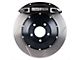 StopTech ST-40 Performance Slotted 2-Piece Front Big Brake Kit; Black Calipers (2009 Challenger R/T)