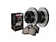 StopTech Truck Axle Slotted Brake Rotor and Pad Kit; Front and Rear (2012 5.7L HEMI & V6 Challenger w/ Performance Brakes)