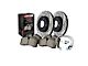 StopTech Sport Axle Drilled Brake Rotor and Pad Kit; Front (14-16 V6 AWD Charger)