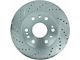 StopTech Sport Drilled and Slotted Rotor; Rear Driver Side (06-16 6.1L HEMI, 6.2L HEMI, 6.4L HEMI Charger)