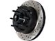 StopTech Sport Drilled and Slotted Rotor; Front Driver Side (06-14 V6 RWD Charger w/ Solid Rear Disc Brakes; 15-23 V6 RWD Charger)