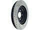 StopTech Sport Drilled and Slotted Rotor; Front Passenger Side (06-14 Charger w/ Vented Rear Rotors; 15-16 3.6L, 5.7L HEMI Charger)