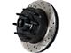 StopTech Sportstop Cryo Drilled and Slotted Rotor; Front Driver Side (06-14 V6 RWD Charger w/ Solid Rear Disc Brakes; 15-23 V6 RWD Charger)