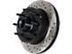 StopTech Sportstop Cryo Drilled and Slotted Rotor; Front Passenger Side (06-14 V6 RWD Charger w/ Solid Rear Disc Brakes; 15-23 V6 RWD Charger)