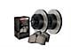 StopTech Truck Axle Slotted Brake Rotor and Pad Kit; Front and Rear (12-14 Charger Enforcer, Pursuit)