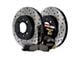 StopTech Truck Axle Slotted and Drilled Brake Rotor and Pad Kit; Rear (15-16 Charger Pursuit)