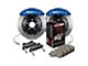 StopTech ST-60 Performance Slotted 2-Piece Front Big Brake Kit with 380x32mm Rotors; Blue Calipers (06-13 Corvette C6)