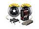 StopTech ST-60 Performance Slotted 2-Piece Front Big Brake Kit with 380x32mm Rotors; Yellow Calipers (17-18 Corvette C7 Stingray)