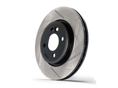 StopTech Cryo Sport Slotted Rotor; Front Driver Side (15-23 Mustang EcoBoost w/o Performance Pack, V6)