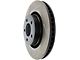 StopTech Sport Slotted Rotor; Front Passenger Side (15-23 Mustang EcoBoost w/o Performance Pack, V6)