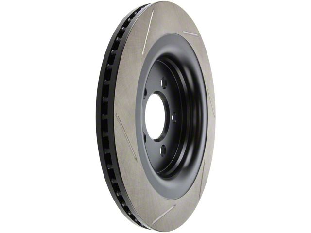 StopTech Sport Slotted Rotor; Rear Driver Side (15-23 Mustang GT, EcoBoost w/ Performance Pack)