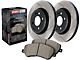 StopTech Street Axle Slotted Brake Rotor and Pad Kit; Front (11-14 Mustang GT w/o Performance Pack)